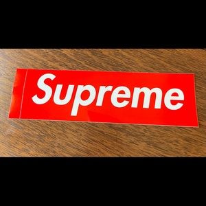 Authentic supreme sticker